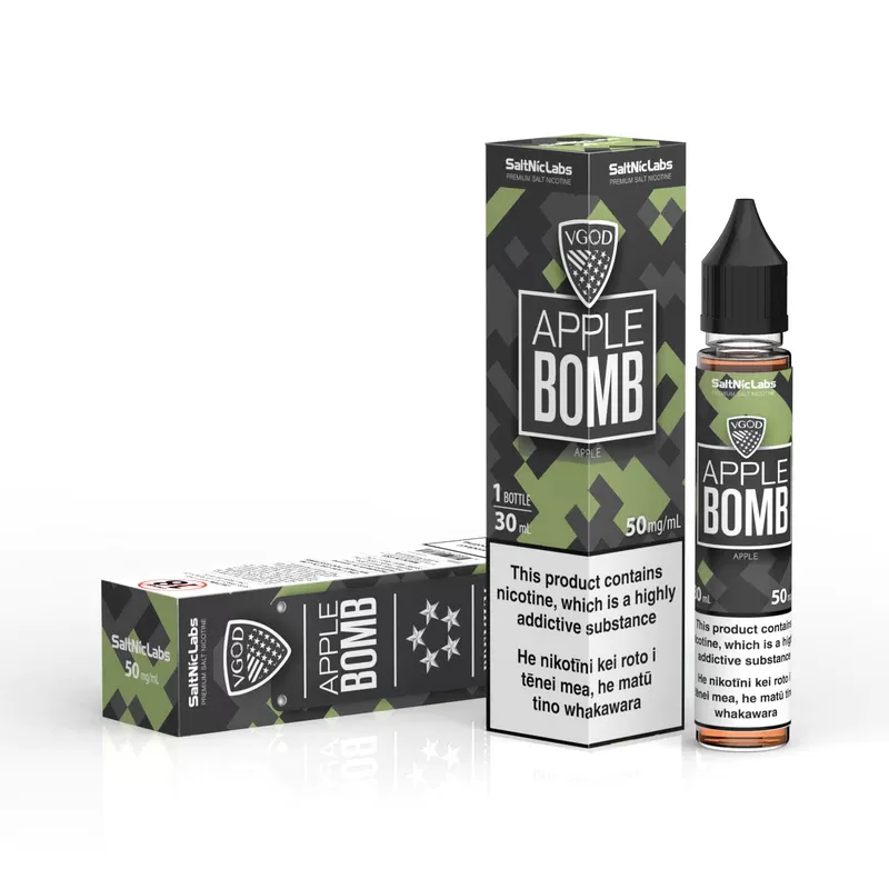 سالت بمب سیب ترش کمپانی ویگاد | VGOD Apple Bomb SaltNic 30ml - Image 3