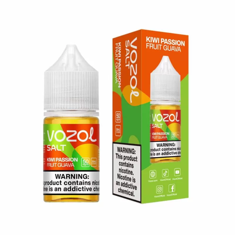 سالت کیوی پشن فروت گواوا کمپانی وزول | Vozol Kiwi Passion Fruit Guava Saltnic 30ml