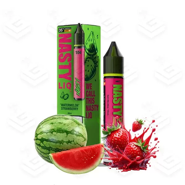 سالت سری جدید توت فرنگی هندوانه کمپانی نستی | Nasty LIQ Watermelon Strawberry Salt nic 30ml