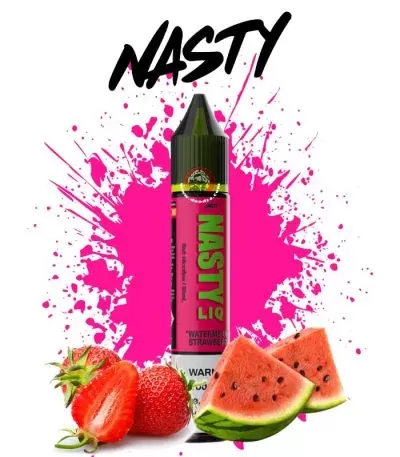 سالت سری جدید توت فرنگی هندوانه کمپانی نستی | Nasty LIQ Watermelon Strawberry Salt nic 30ml - Image 2