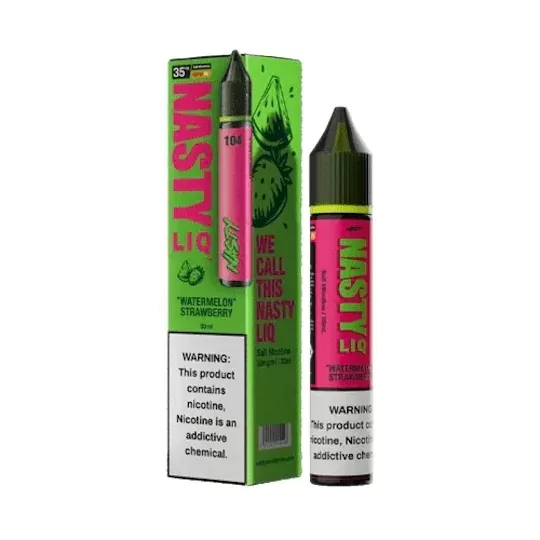 سالت سری جدید توت فرنگی هندوانه کمپانی نستی | Nasty LIQ Watermelon Strawberry Salt nic 30ml - Image 3