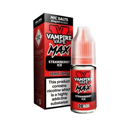 Strawberry Ice Nic Salt E-Liquid by Vampire Vape Max