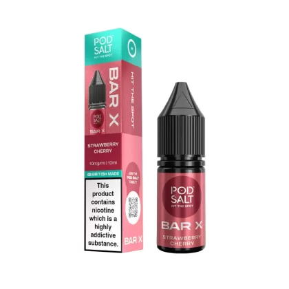 Strawberry Cherry Nic Salt E-Liquid by Pod Salt Bar X