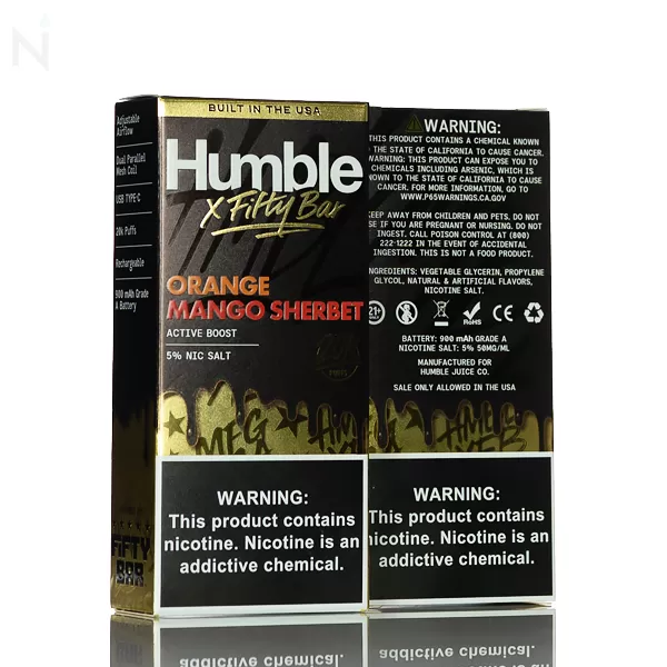 HUMBLE X Fifty Bar 20K 20000 Puffs Disposable - Image 3