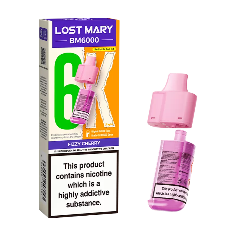 Fizzy Cherry Lost Mary BM6000 Refill Pack