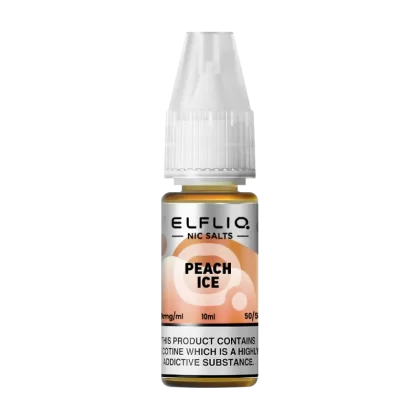 Peach Ice Elfliq Nic Salt by Elfbar - 10ml