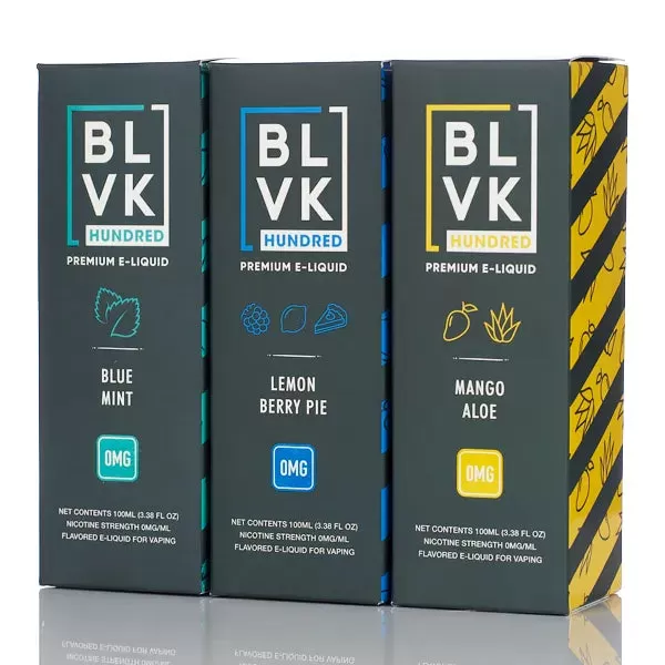 BLVK Hundred - No Nicotine Vape Juice - 100ml (DISCONTINUED)