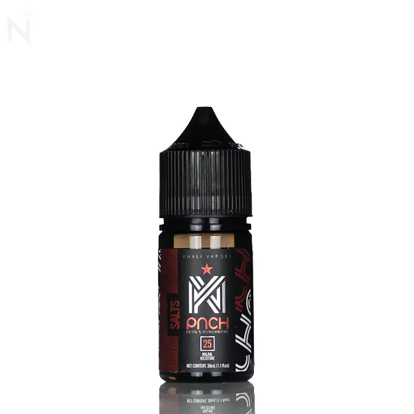 Khali Vapors Salt Nic - Devils Punchbowl - 30mL - Image 2