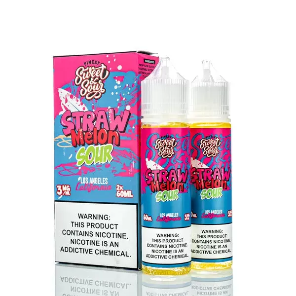 The Finest E-Liquid - Sweet & Sour - Strawmelon Sour - 120ml (DISCONTINUED)