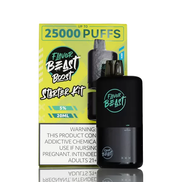Flavor Beast Level X Boost Kit 25000 Puffs - 20mL - Image 2