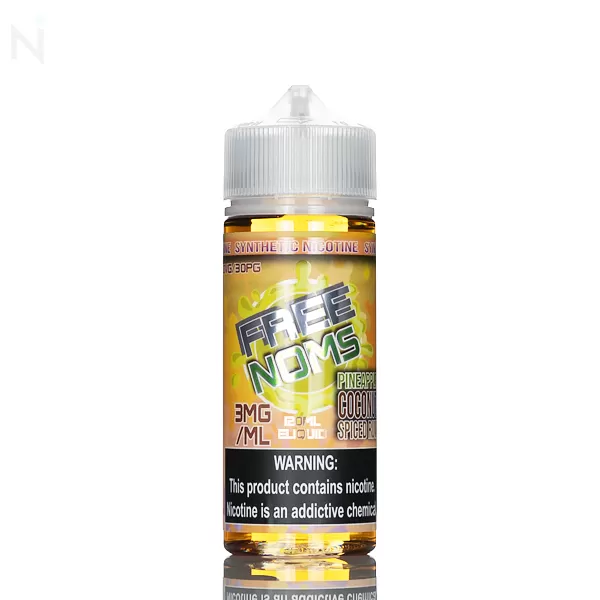 Freenoms E Liquid - Pineapple Coconut Spiced Rum - 120mL - Image 2