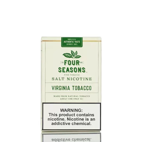 Four Seasons Salt Nicotine - Virginia Tobacco - 30ml - Image 3