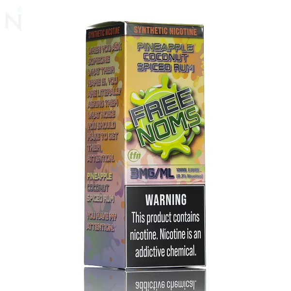 Freenoms E Liquid - Pineapple Coconut Spiced Rum - 120mL - Image 3