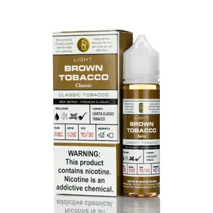 BSX Vapor E-Liquid - Brown Tobacco - 60ml