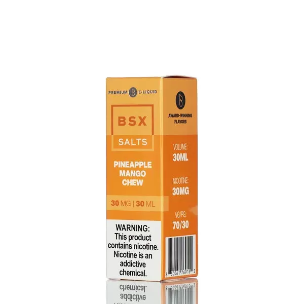 Glas Basix Salt Nic - Pineapple Mango Chew - 30ml - Image 3