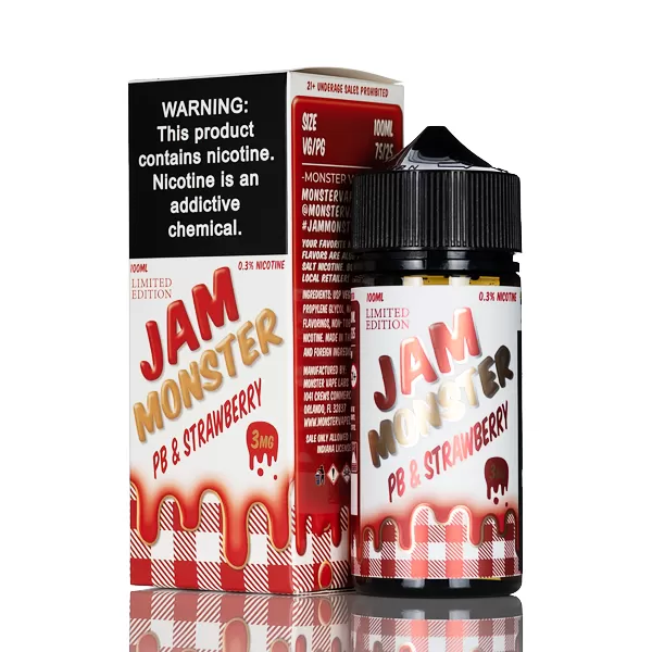 PB & Jam Monster - Strawberry - 100mL