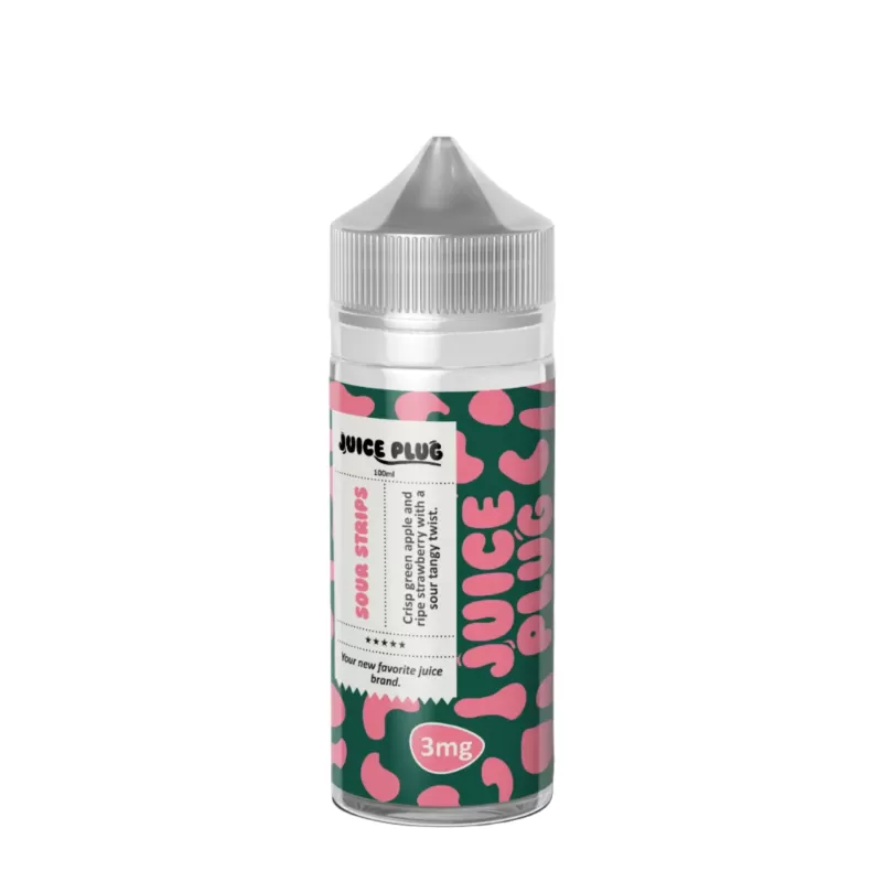 Juice Plug E-Liquid - Sour Strips - 100ml