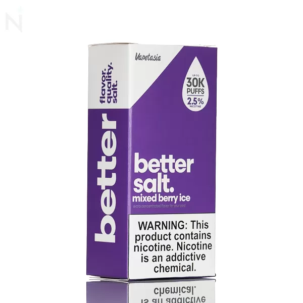 Vapetasia Bettersalt Salt Nic - Mixed Berry Ice - 30ml - Image 3