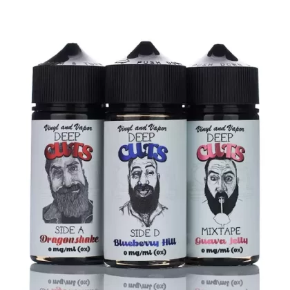 Vinyl and Vapor Deep Cuts - No Nicotine Vape Juice - 100ml (DISCONTINUED)
