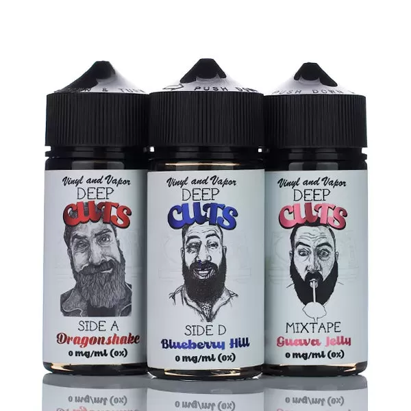 Vinyl and Vapor Deep Cuts - No Nicotine Vape Juice - 100ml (DISCONTINUED)