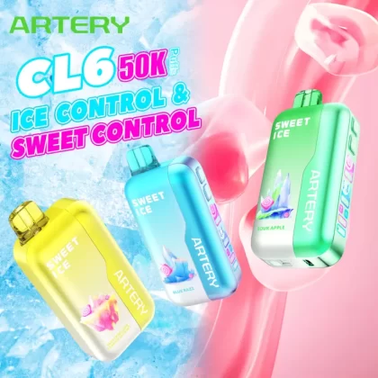 ARTERY CL6 Sweet & Ice Control Disposable Device - 50000 Puffs