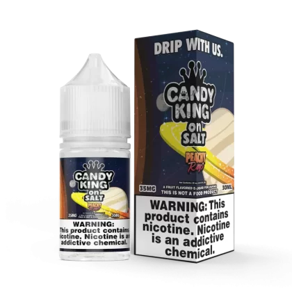 CANDY KING on SALT - Peachy Rings - 30ML E-Liquid