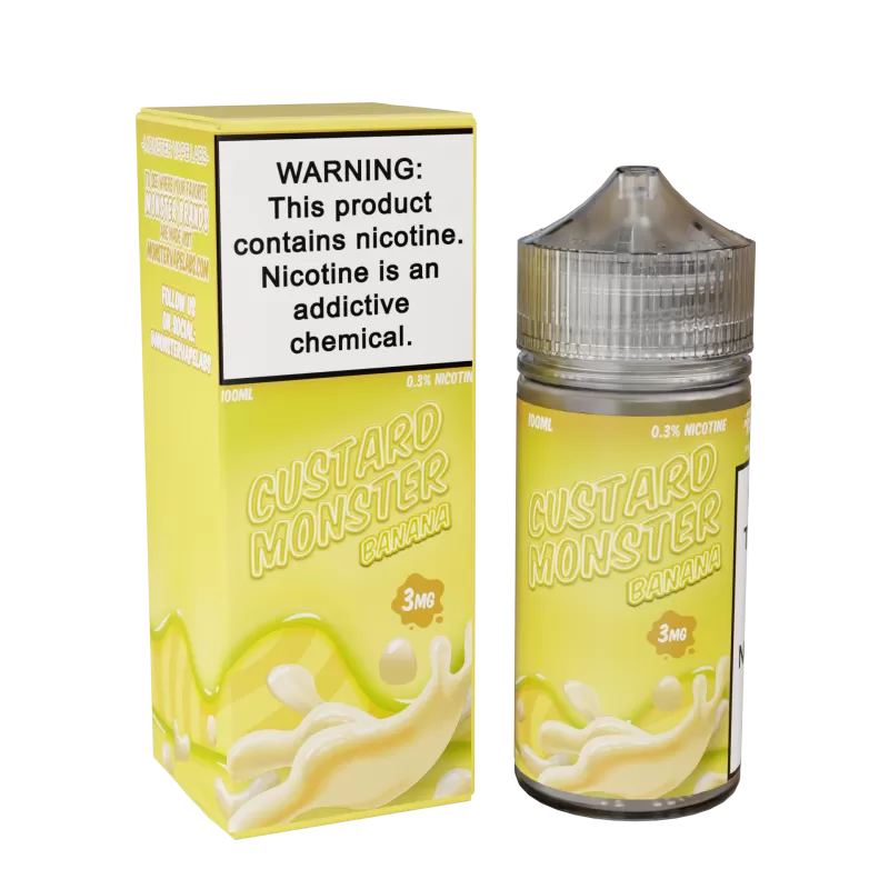 Custard Monster - Banana - 100ML E-Liquid