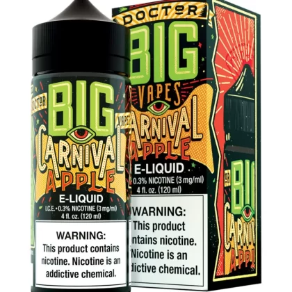 DOCTOR BIG VAPES by BIG BOTTLE Co - Carnival Apple - 120ML E-Liquid