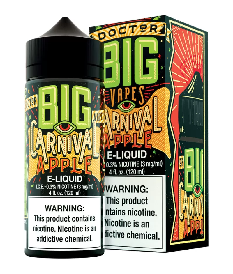 DOCTOR BIG VAPES by BIG BOTTLE Co - Carnival Apple - 120ML E-Liquid