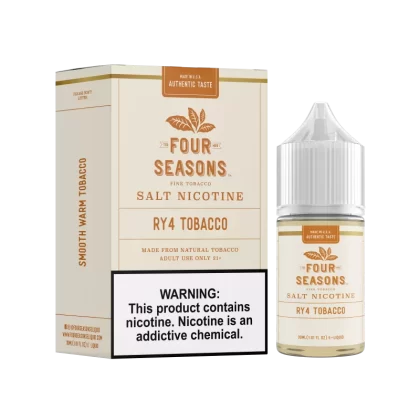 FOUR SEASONS SALTS - RY4 Tobacco - 30ML E-Liquid