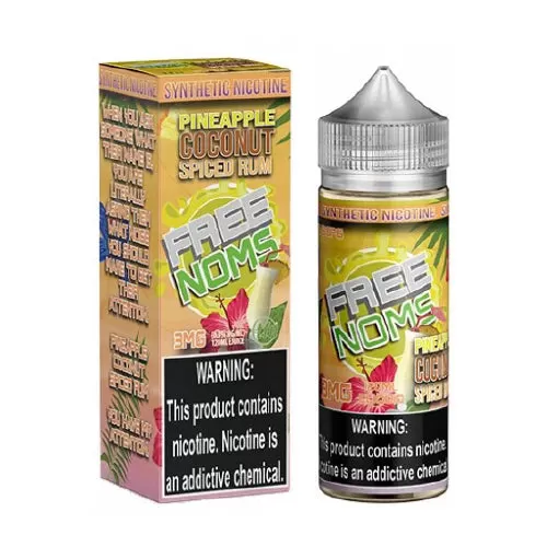 Free Noms - Pineapple Coconut Spiced Rum - 120ML E-Liquid