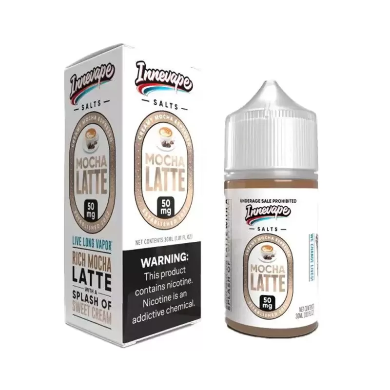 Innevape Salts - Mocha Latte - 30ML E-Liquid - Image 2
