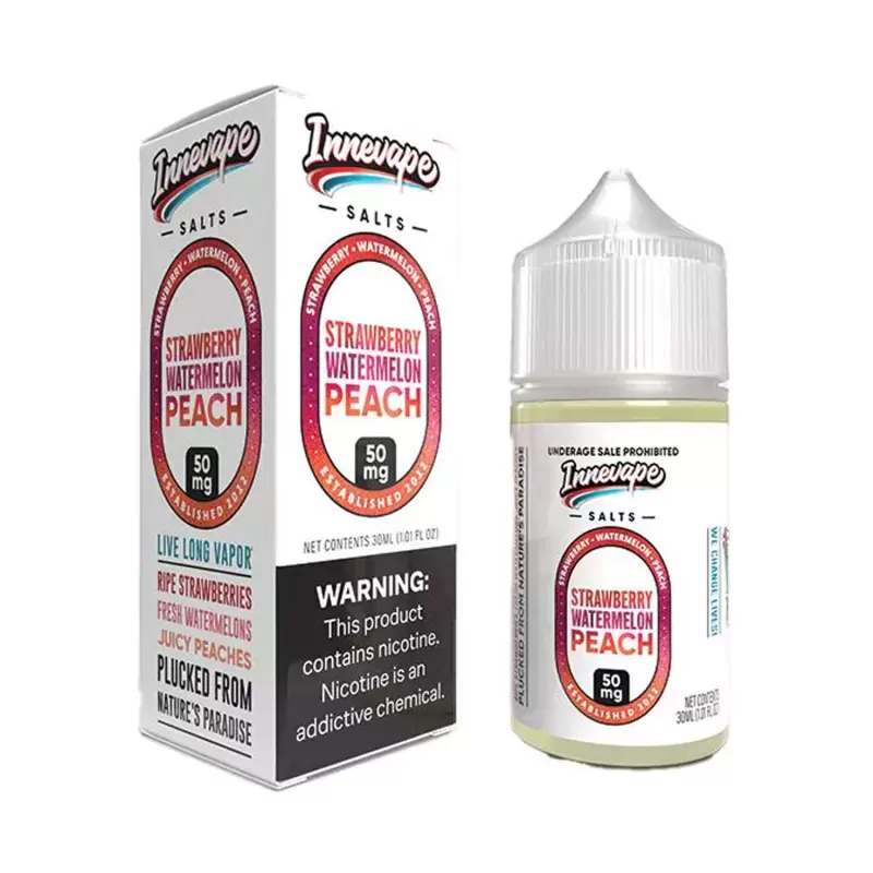 Innevape Salts - Strawberry Watermelon Peach - 30ML E-Liquid