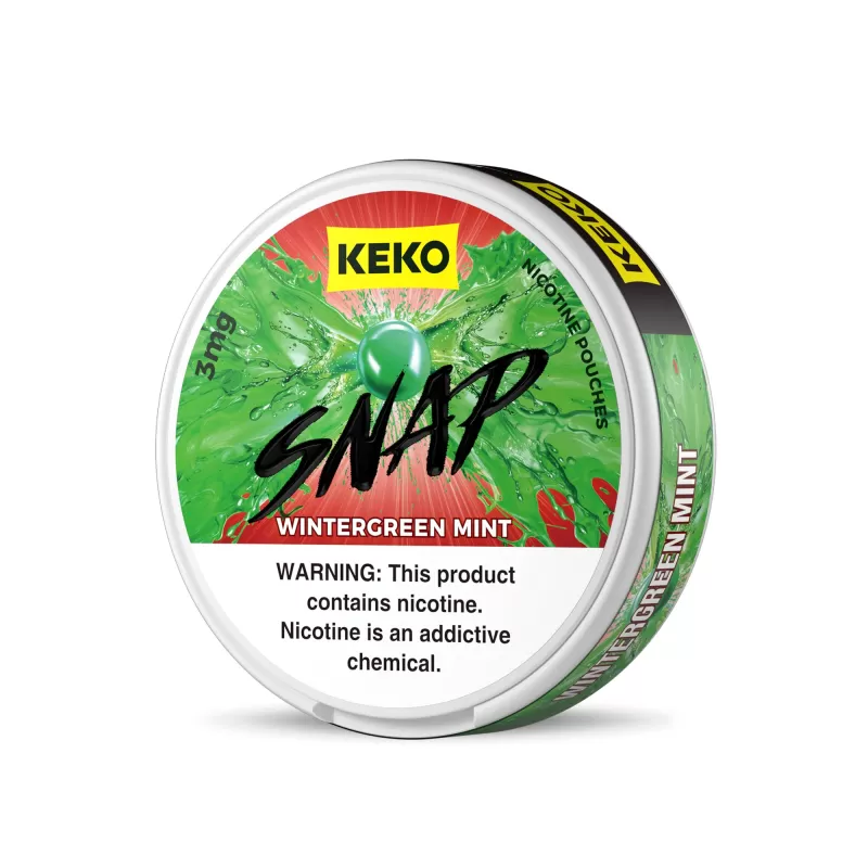 KEKO "SNAP" - Wintergreen Mint - Nicotine Pouch (15 Count)