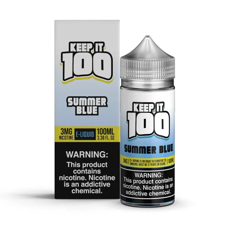 KEEP IT 100 - Summer Blue - 100ML E-Liquid