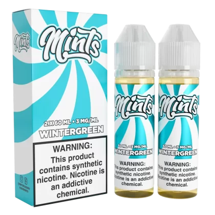Mints Vape Co - Wintergreen - 120ML E-Liquid (Twin 60ML Pack)