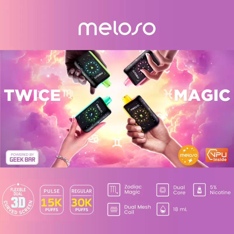 Meloso Bar 30K Powered By GEEK BAR Disposable - 30,000 Puff