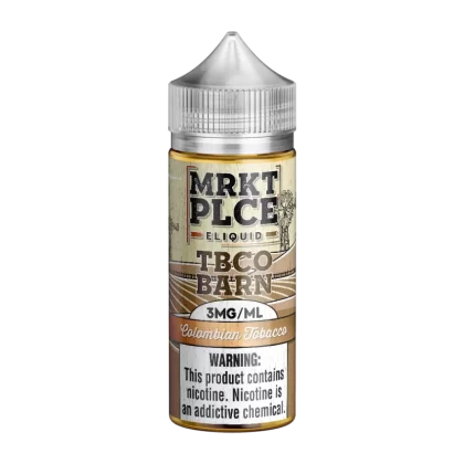 MRKTPLCE - “TBCO BARN” Colombian Tobacco - 100ML E-Liquid