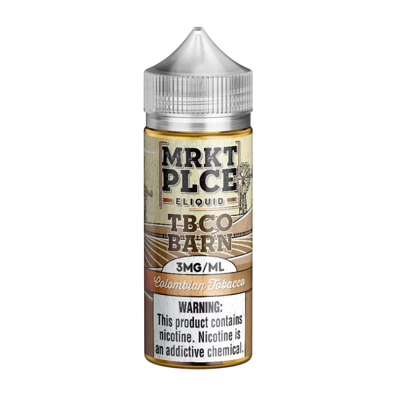 MRKTPLCE - “TBCO BARN” Colombian Tobacco - 100ML E-Liquid