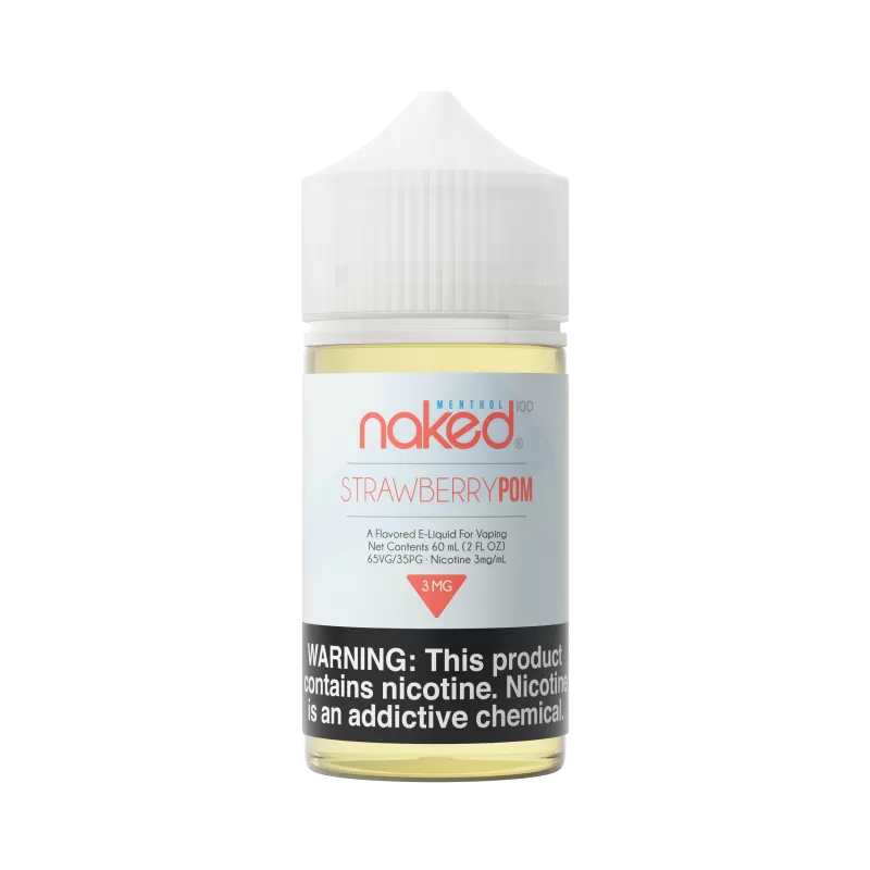 Naked 100 Menthol - Strawberry POM - 60ML E-Liquid