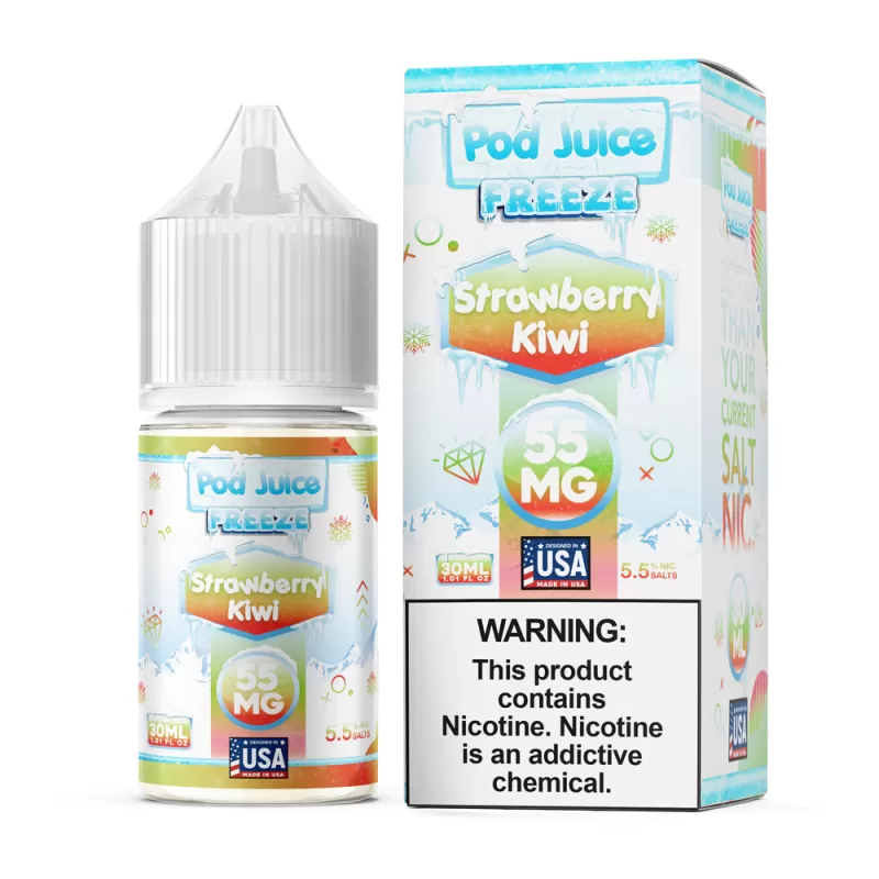 Pod Juice FREEZE - Strawberry Kiwi - 30ML E-Liquid