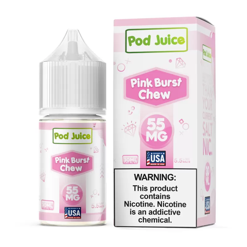 Pod Juice - Pink Burst Chew - 30ML E-Liquid