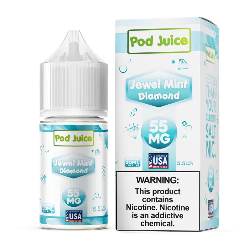 Pod Juice SALT - Jewel Mint Diamond - 30ML E-Liquid