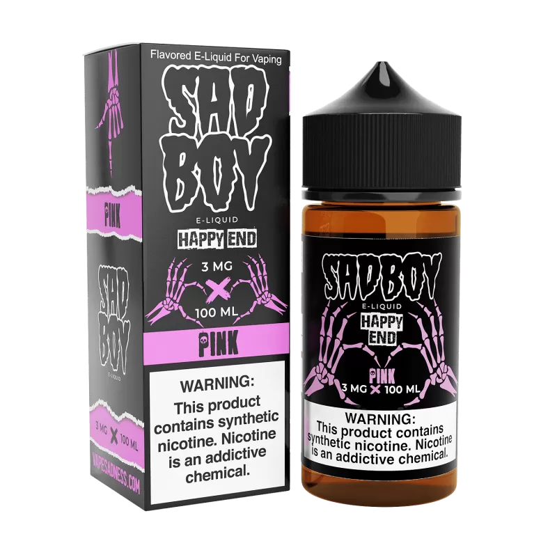 SADBOY E-Liquid - Pink 100ML - Happy End Series