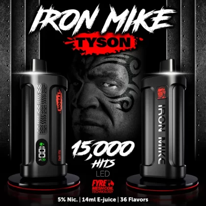 Tyson 2.0 Iron Mike 15K Disposable Device - 15,000 Puffs