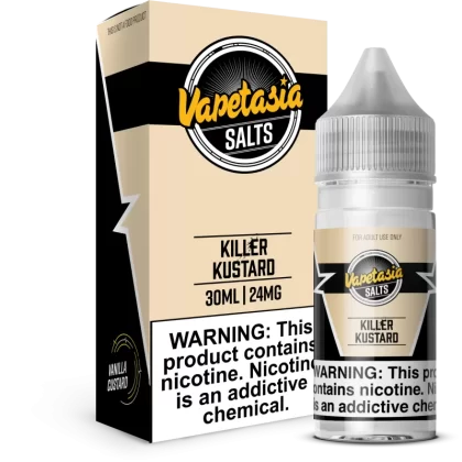 VAPETASIA SALTS - Killer Kustard - 30ML E-Liquid