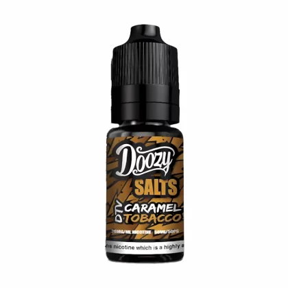 Doozy Salts Caramel Tobacco Nic Salt Vape Juice - 10 Pack - Strength