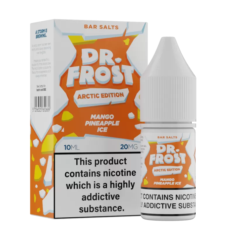 Dr Frost Arctic Edition Mango Pineapple Ice Nic Salt E-Liquid - 10 Pack - Image 2