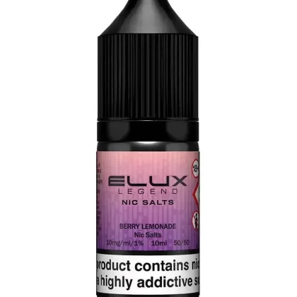 Berry Lemonade Nic Salt E-Liquid by Elux Legend