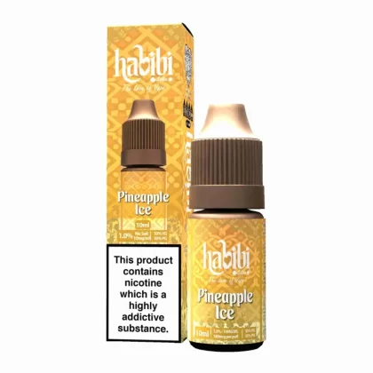 Habibi Pineapple Ice Nic Salt Vape Juice - 10 Pack